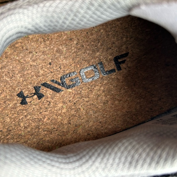 Under Armour UA Tour Tips Knit SL Golf Cleats Spikes Men’s Light Grey Size 9.5 - Picture 4 of 11